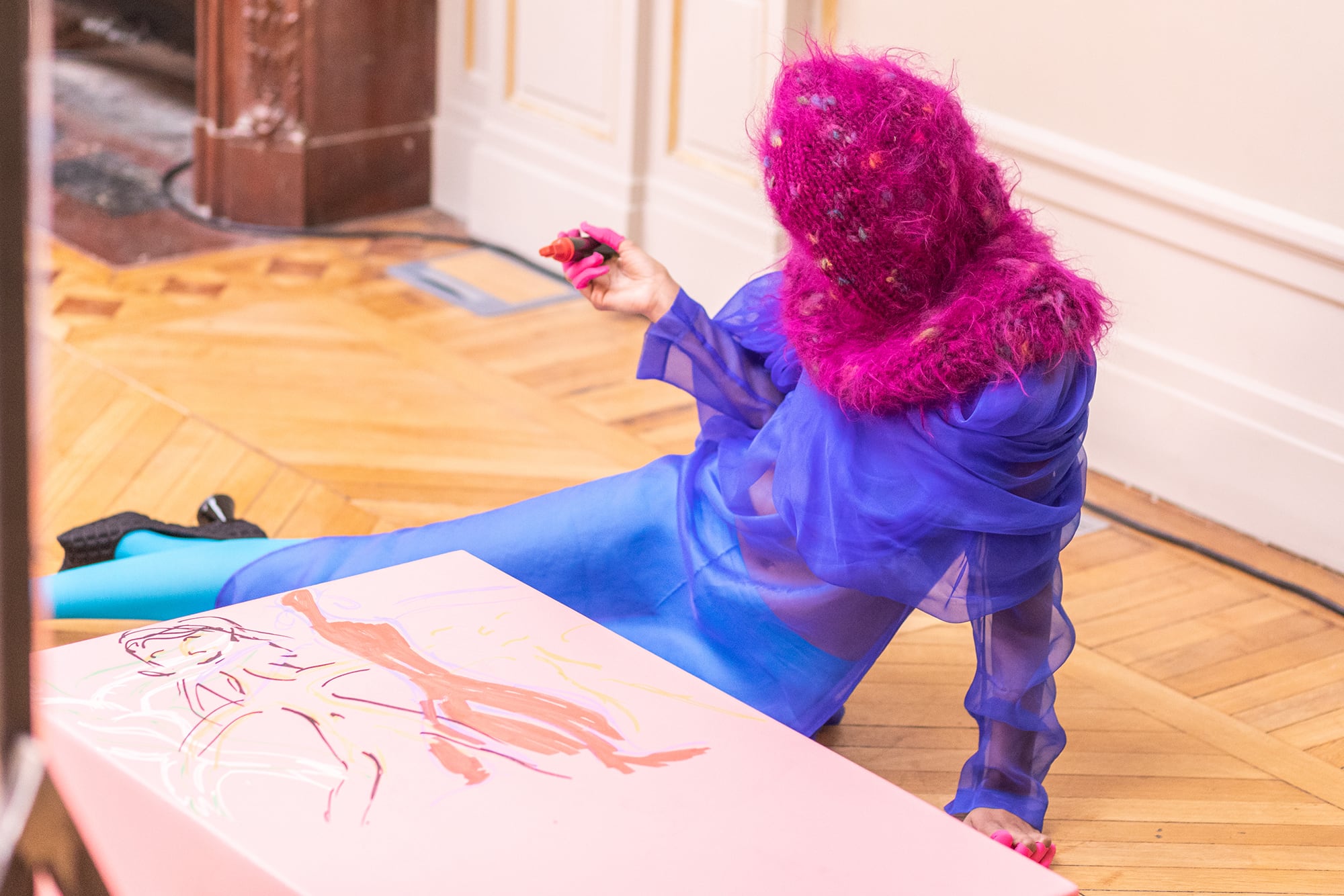 Paula Canovas del Vas, Paris Fashion Week Femme automne-hiver 2023/2024 © Cindy Voitus