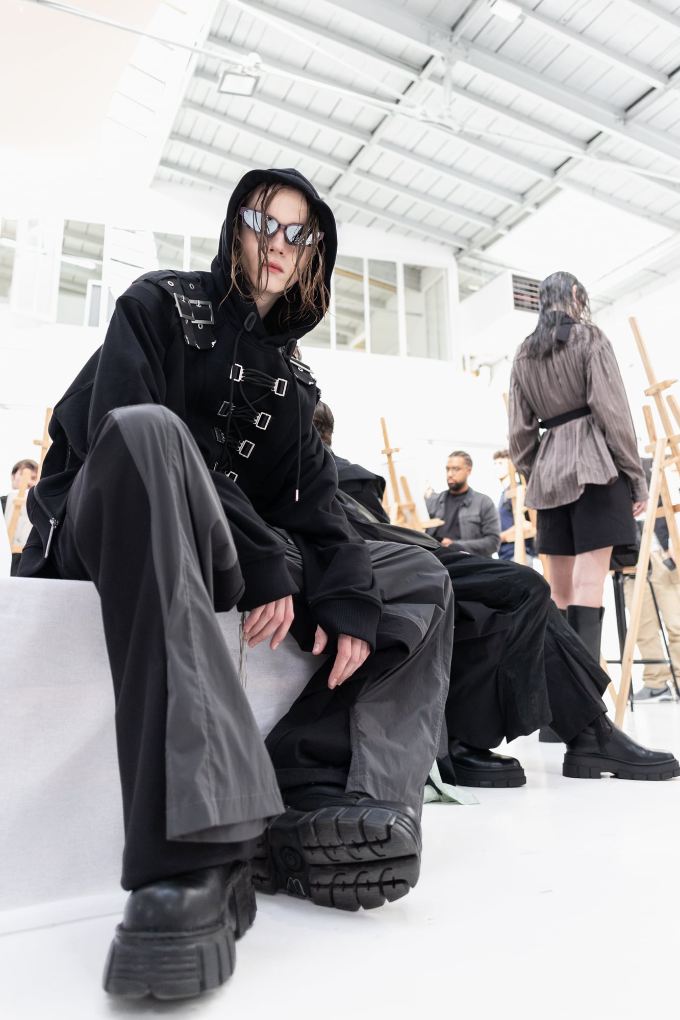 Jarel Zhang, Paris Fashion Week femme printemps-été 2024 © Cindy Voitus