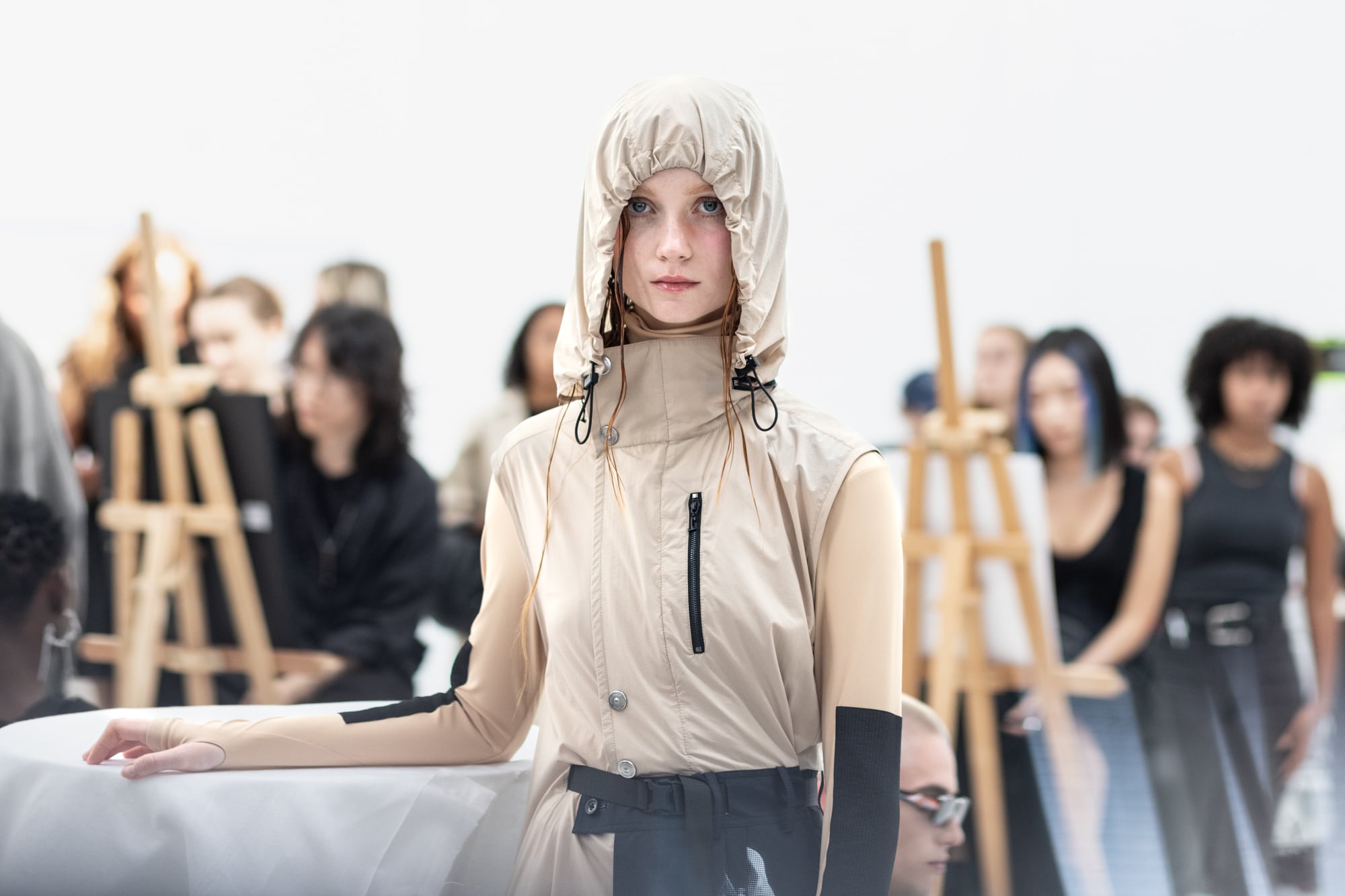 Jarel Zhang, Paris Fashion Week femme printemps-été 2024 © Cindy Voitus