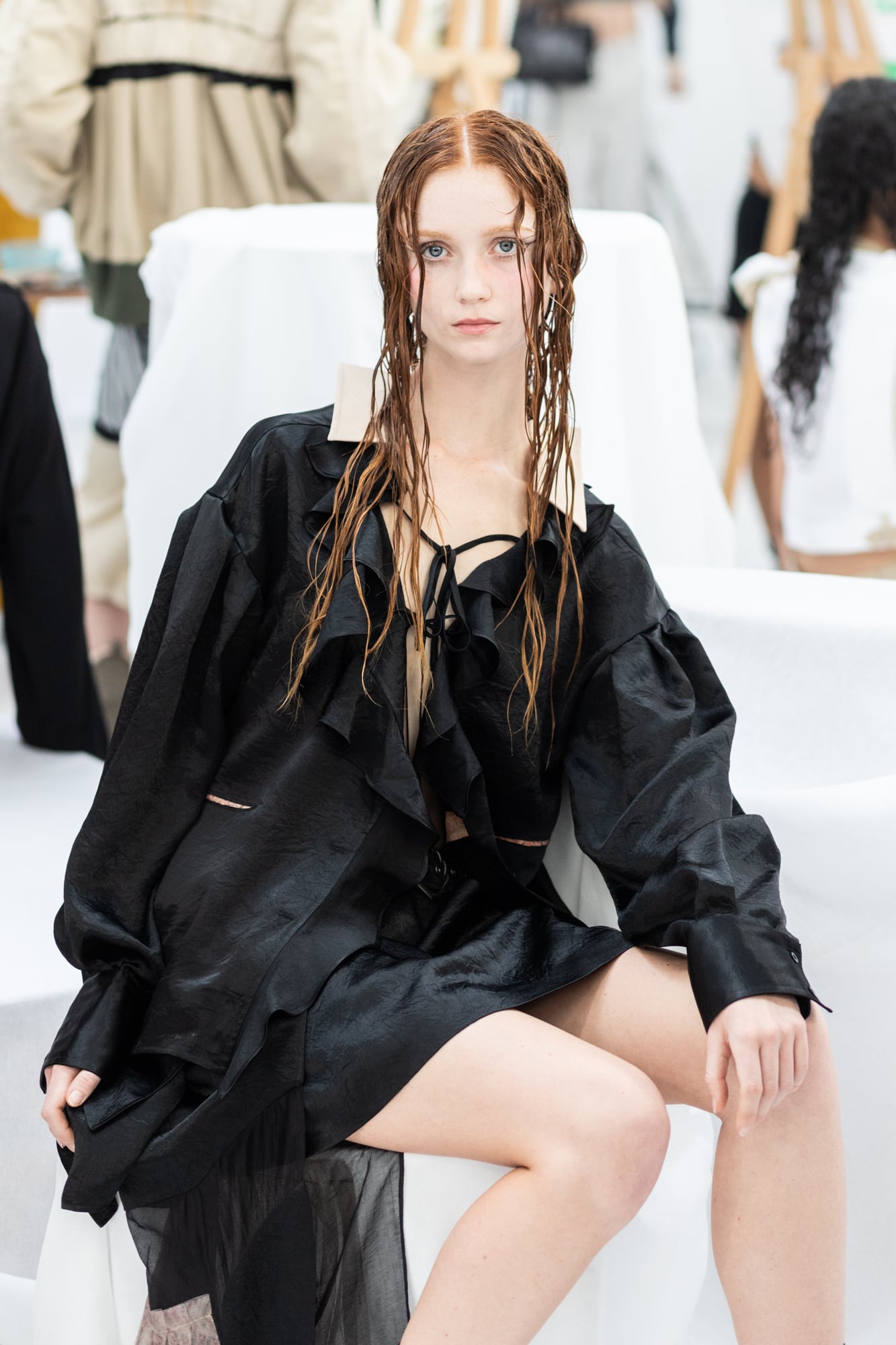 Jarel Zhang, Paris Fashion Week femme printemps-été 2024 © Cindy Voitus