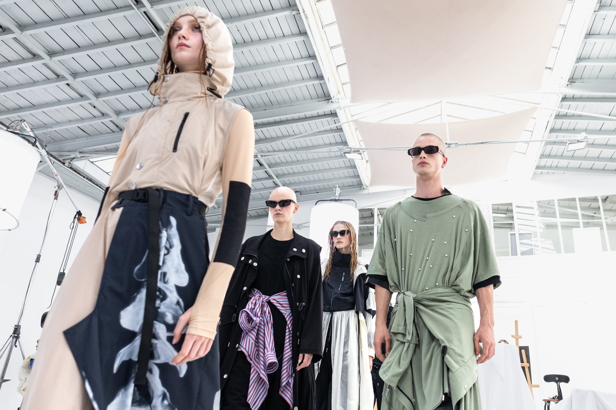 Jarel Zhang, Paris Fashion Week femme printemps-été 2024 © Cindy Voitus