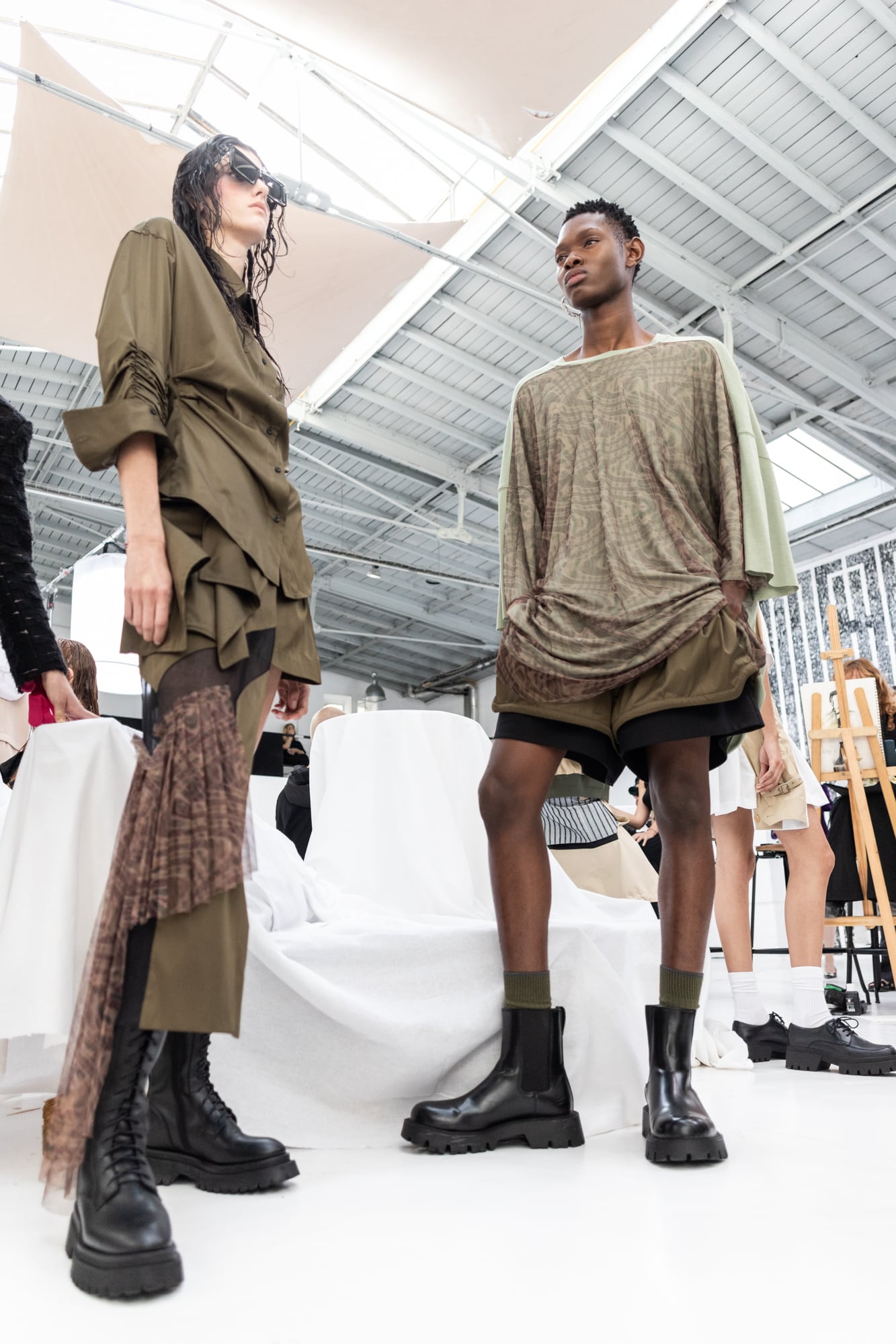Jarel Zhang, Paris Fashion Week femme printemps-été 2024 © Cindy Voitus