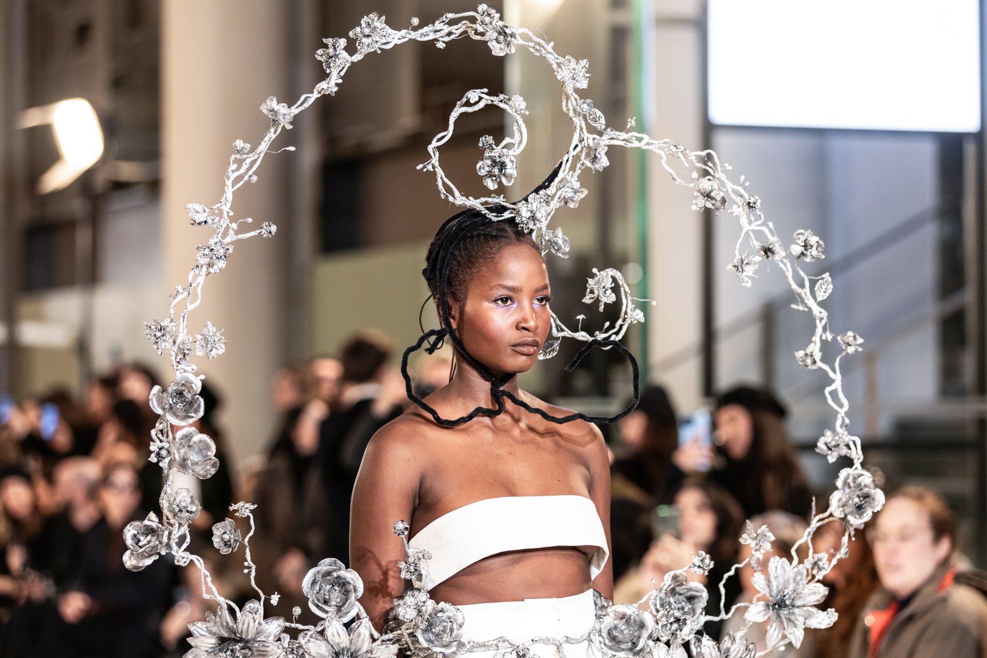 Juana Martín, Paris Fashion Week Haute Couture printemps-été 2024 © Cindy Voitus