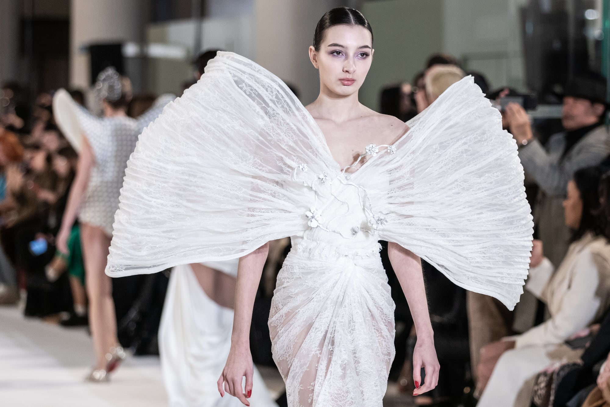 Juana Martín, Paris Fashion Week Haute Couture printemps-été 2024 © Cindy Voitus