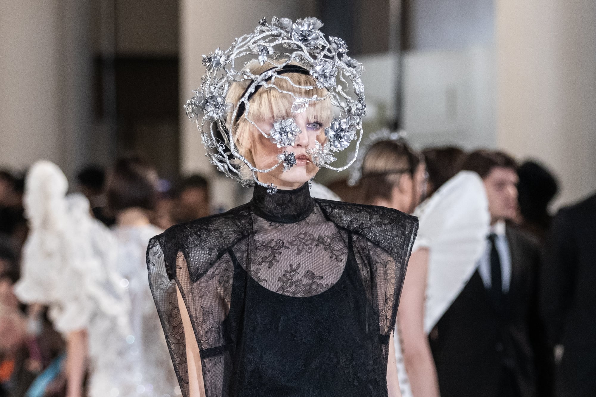 Juana Martín, Paris Fashion Week Haute Couture printemps-été 2024 © Cindy Voitus
