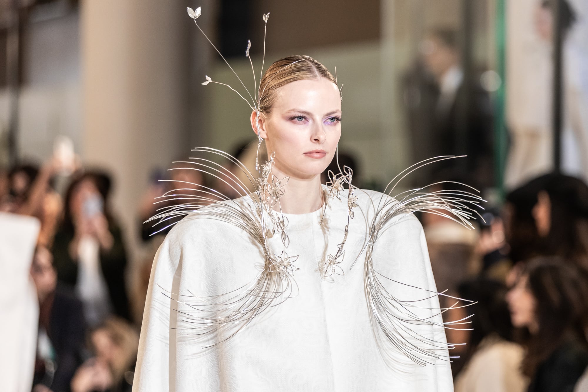 Juana Martín, Paris Fashion Week Haute Couture printemps-été 2024 © Cindy Voitus