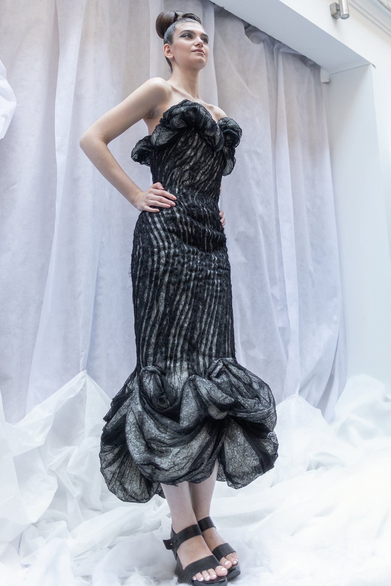 Franck Sorbier, Paris Fashion Week Haute Couture automne-hiver 2024/2025 © Cindy Voitus