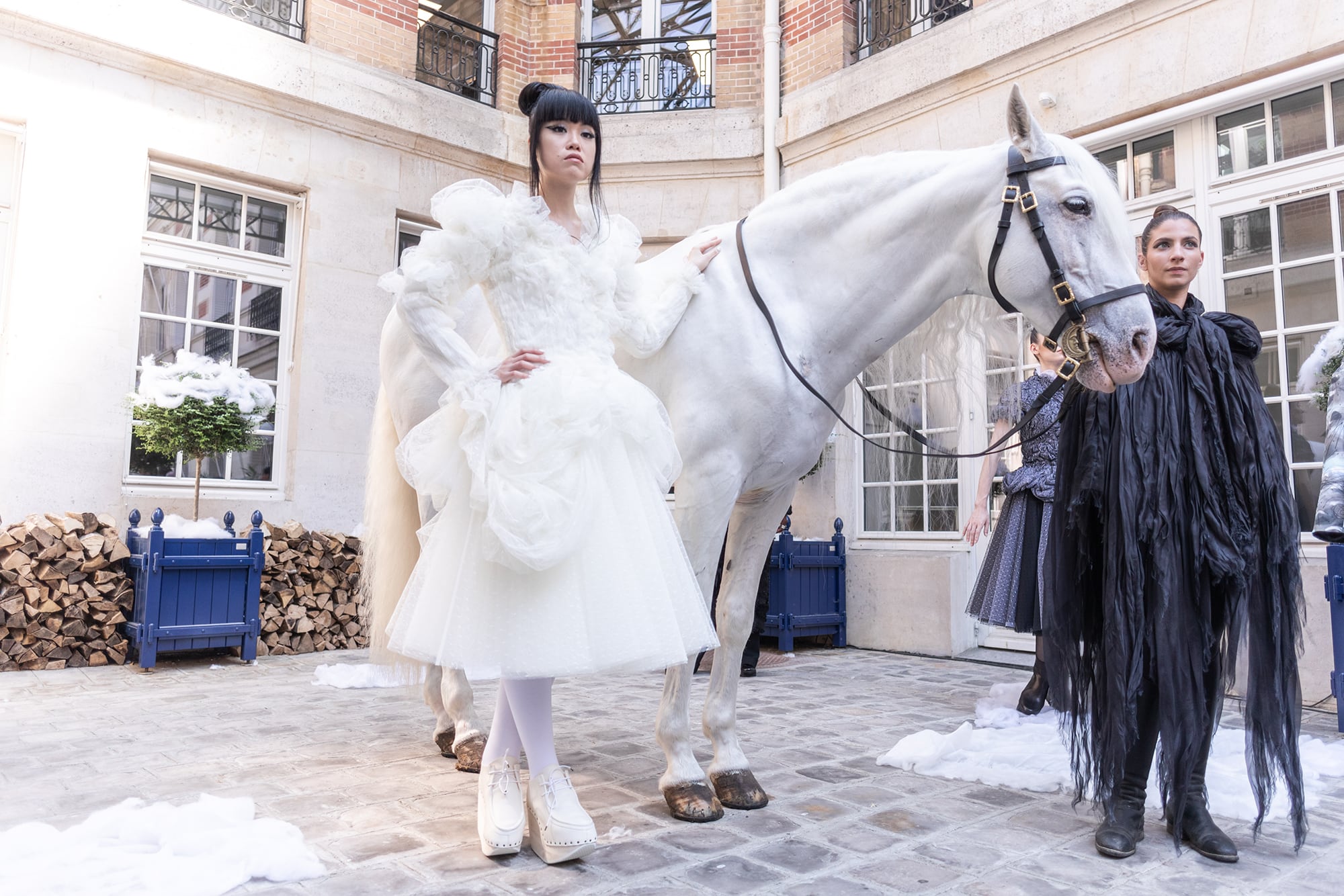Franck Sorbier, Paris Fashion Week Haute Couture automne-hiver 2024/2025 © Cindy Voitus